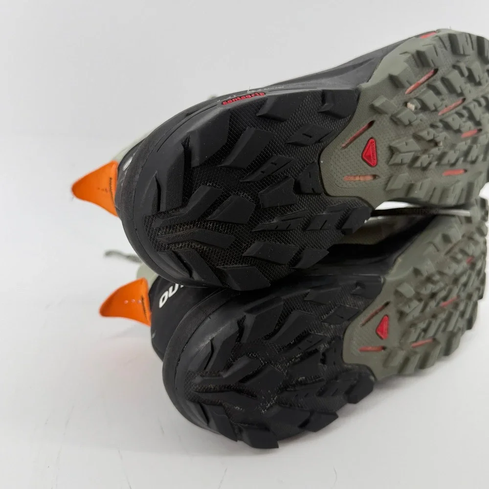 Salomon Outpulse Mid GTX Hiking Boots Shoe Gray Black Men 9.5 Outdoor 415889